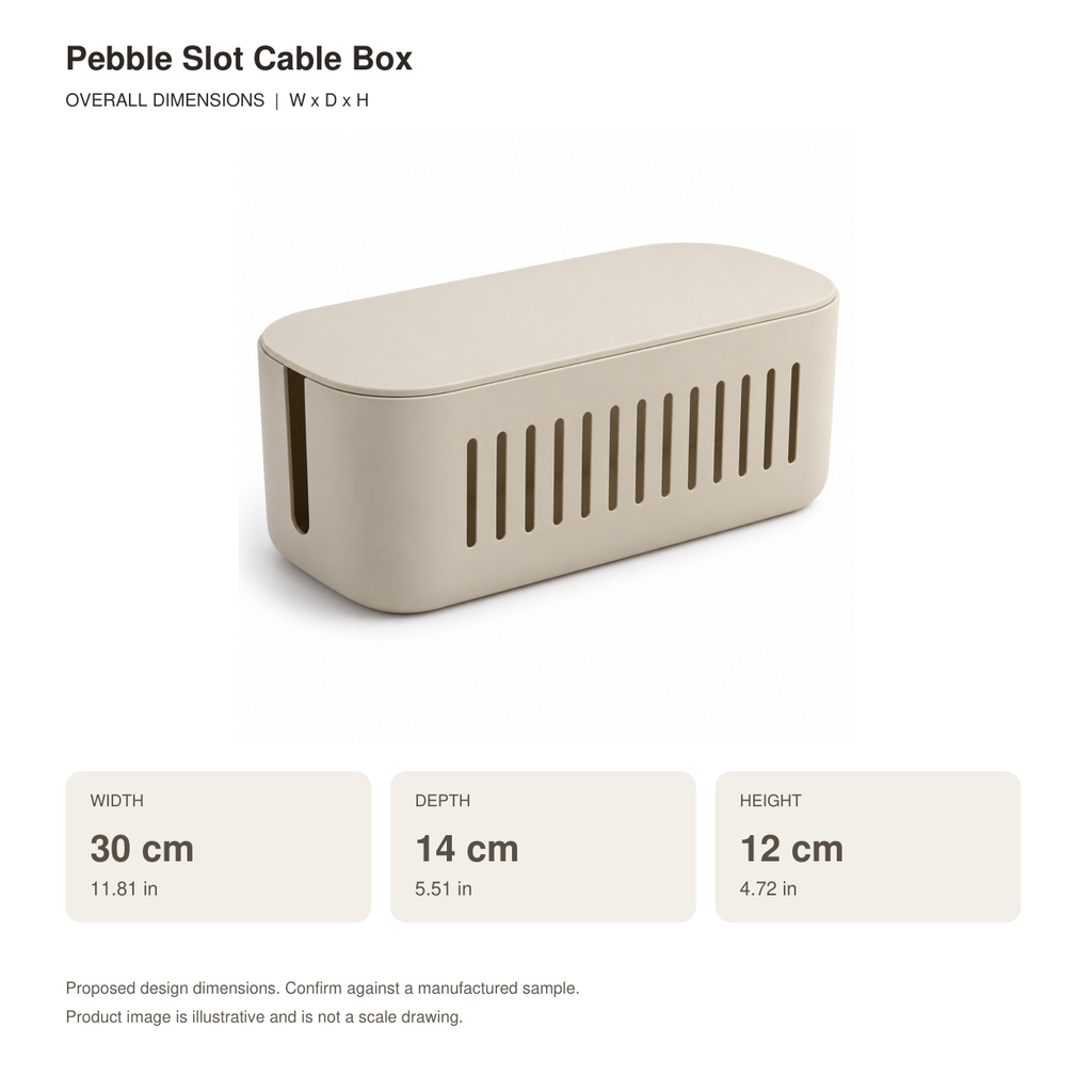 Pebble Slot Cable Box