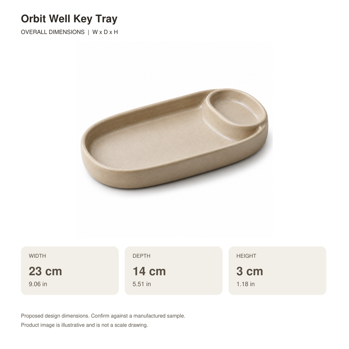 Orbit Well Key Tray